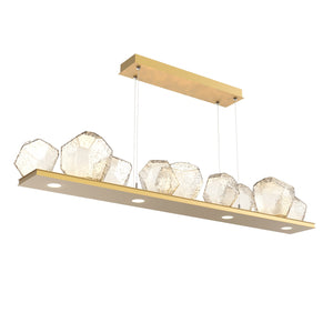 Hammerton Studio - PLB0039-0C-GB-A-CA1-L1 - LED Linear Suspension - Gem - Gilded Brass