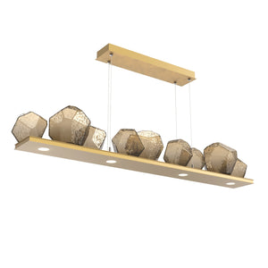 Hammerton Studio - PLB0039-0C-GB-B-CA1-L1 - LED Linear Suspension - Gem - Gilded Brass