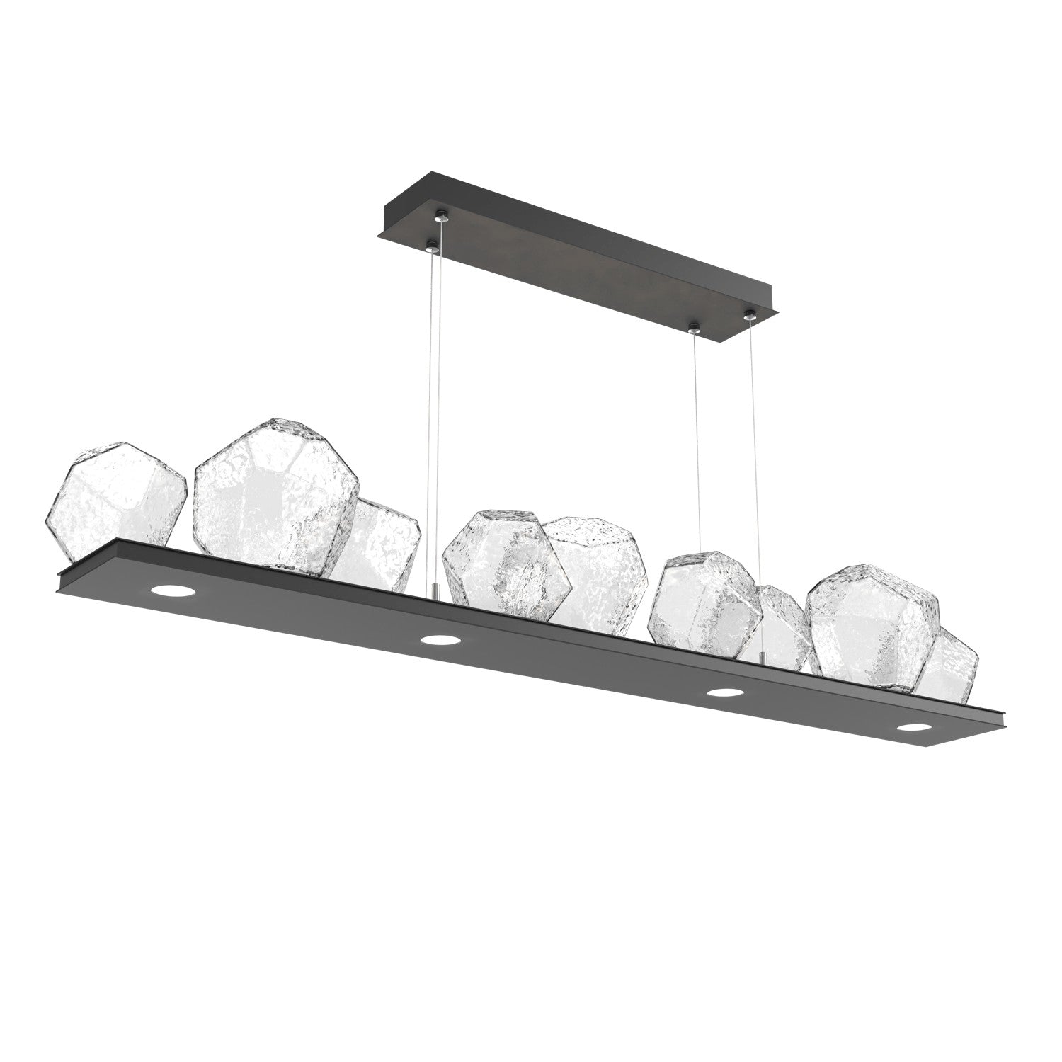Hammerton Studio - PLB0039-0C-MB-C-CA1-L3 - LED Linear Suspension - Gem - Matte Black