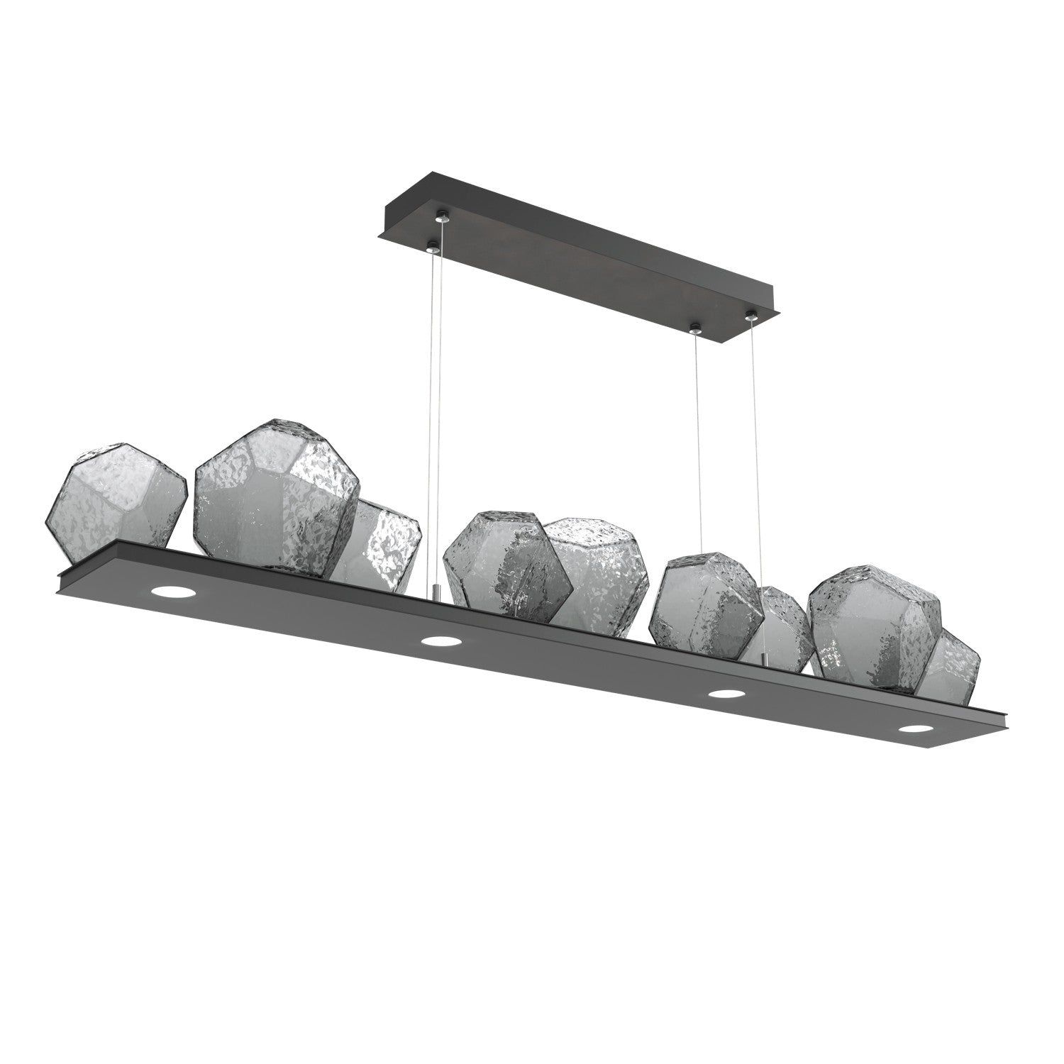 Hammerton Studio - PLB0039-0C-MB-S-CA1-L3 - LED Linear Suspension - Gem - Matte Black