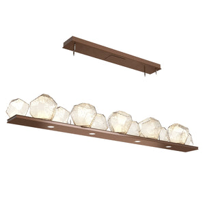 Hammerton Studio - PLB0039-0E-BB-A-CA1-L3 - LED Linear Suspension - Gem - Burnished Bronze