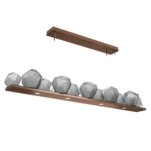 Hammerton Studio - PLB0039-0E-BB-S-CA1-L3 - LED Linear Suspension - Gem - Burnished Bronze