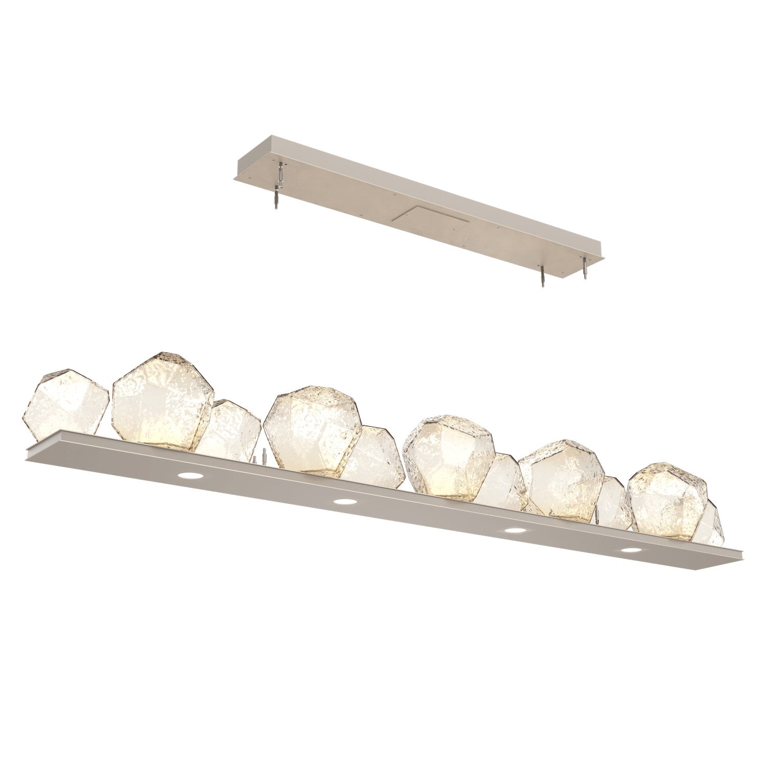 Hammerton Studio - PLB0039-0E-BS-A-CA1-L1 - LED Linear Suspension - Gem - Beige Silver