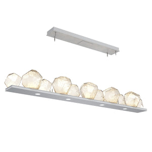 Hammerton Studio - PLB0039-0E-CS-A-CA1-L1 - LED Linear Suspension - Gem - Classic Silver