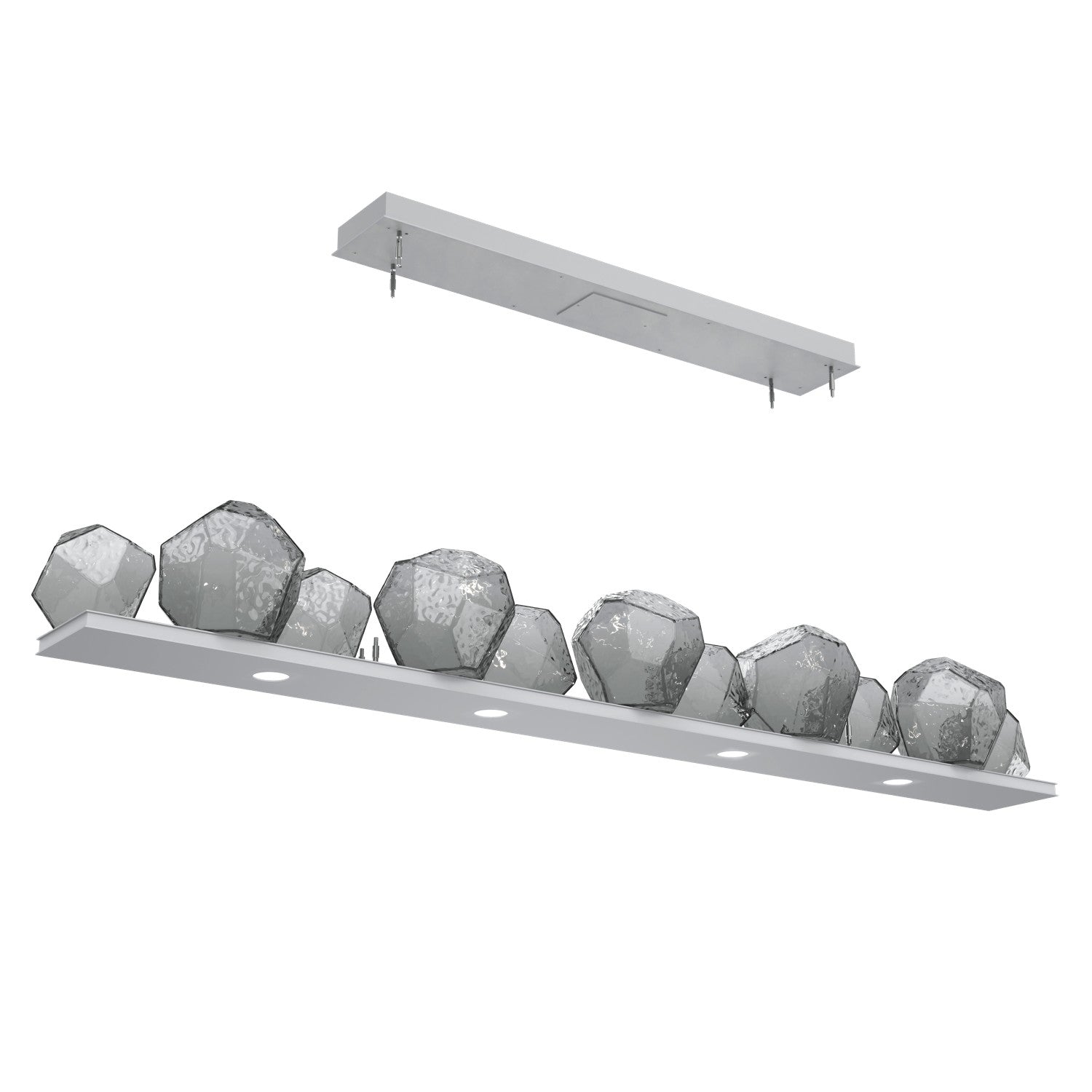 Hammerton Studio - PLB0039-0E-CS-S-CA1-L3 - LED Linear Suspension - Gem - Classic Silver