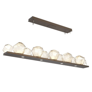 Hammerton Studio - PLB0039-0E-FB-A-CA1-L1 - LED Linear Suspension - Gem - Flat Bronze