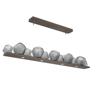 Hammerton Studio - PLB0039-0E-FB-S-CA1-L1 - LED Linear Suspension - Gem - Flat Bronze