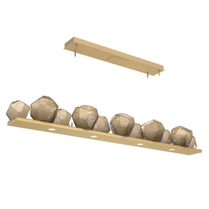 Hammerton Studio - PLB0039-0E-GB-B-CA1-L1 - LED Linear Suspension - Gem - Gilded Brass