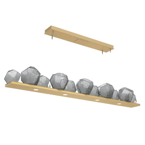 Hammerton Studio - PLB0039-0E-GB-S-CA1-L3 - LED Linear Suspension - Gem - Gilded Brass