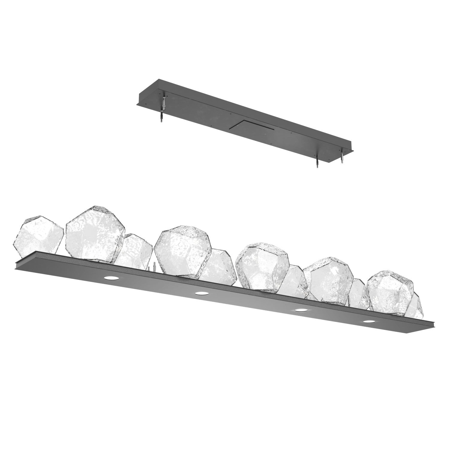 Hammerton Studio - PLB0039-0E-GP-C-CA1-L1 - LED Linear Suspension - Gem - Graphite