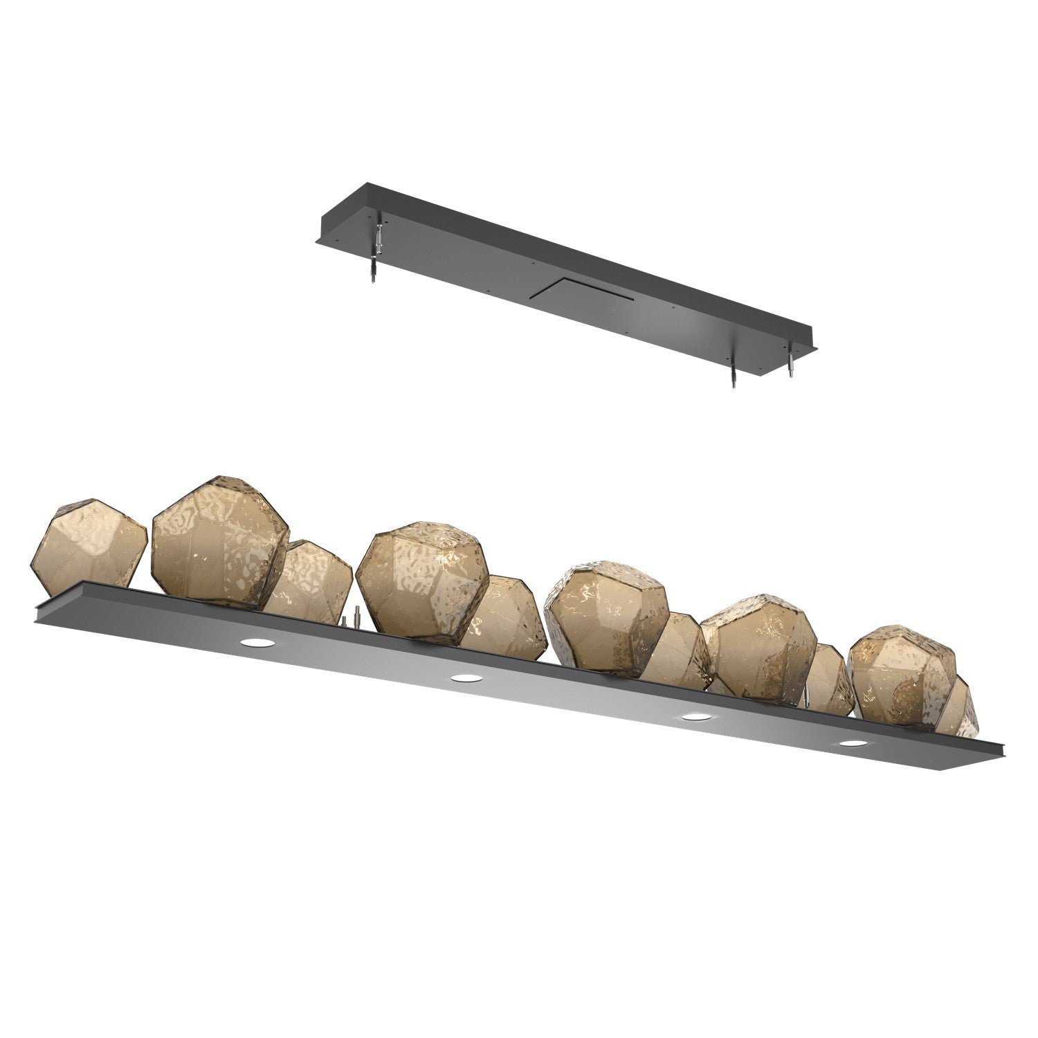 Hammerton Studio - PLB0039-0E-MB-B-CA1-L1 - LED Linear Suspension - Gem - Matte Black