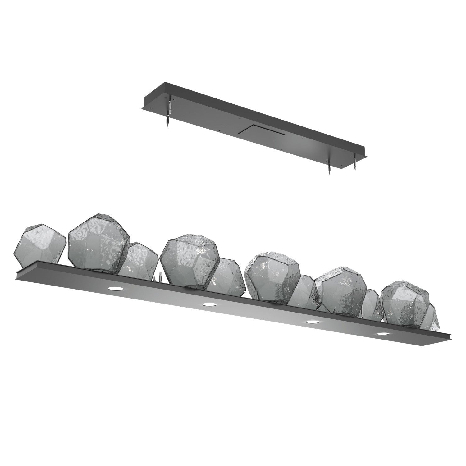 Hammerton Studio - PLB0039-0E-MB-S-CA1-L3 - LED Linear Suspension - Gem - Matte Black