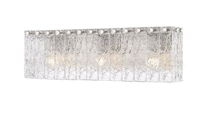 Z-Lite - 1943-3V-BN - Three Light Vanity - Glacier - Brushed Nickel