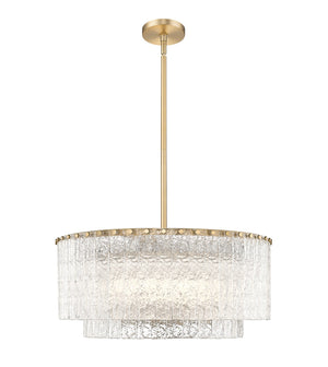 Z-Lite - 1943P26-2-MGLD - Ten Light Pendant - Glacier - Modern Gold