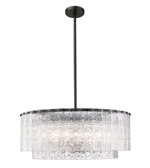 Z-Lite - 1943P32-2-MB - 12 Light Pendant - Glacier - Matte Black
