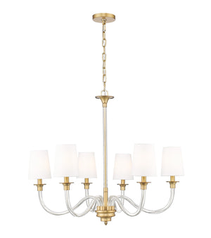 Z-Lite - 1950-6RB - Six Light Chandelier - Katerina - Rubbed Brass