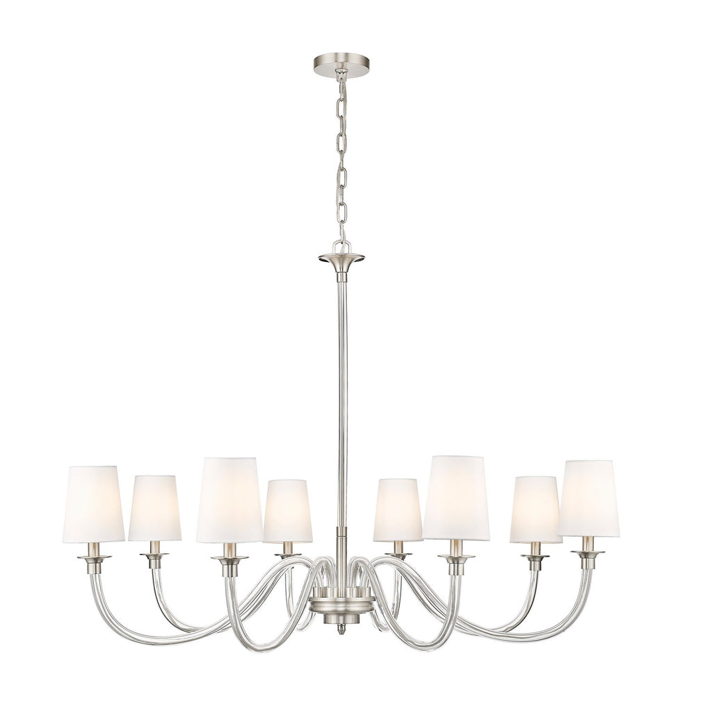 Z-Lite - 1950-8BN - Eight Light Chandelier - Katerina - Brushed Nickel