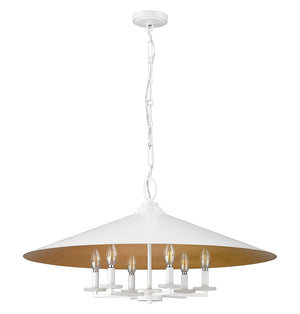 Z-Lite - 1953-32MW - Six Light Pendant - Rialto - Matte White