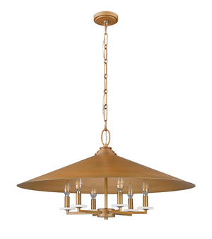 Z-Lite - 1953-32SGD - Six Light Pendant - Rialto - Signature Gold