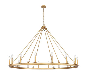 Z-Lite - 482R-16RB - 16 Light Chandelier - Barclay - Rubbed Brass