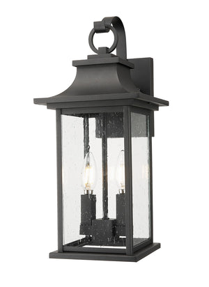 Z-Lite - 5017M-BK - Two Light Outdoor Wall Sconce - Tiberius - Black