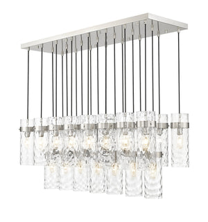 Z-Lite - 7002P5-23L-BN - 23 Light Linear Chandelier - Fontaine - Brushed Nickel