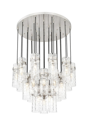 Z-Lite - 7002P5-27R-BN - 27 Light Chandelier - Fontaine - Brushed Nickel