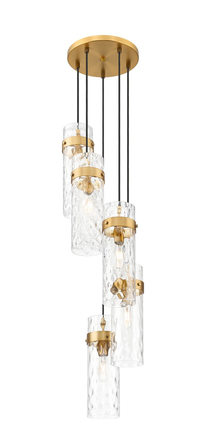 Z-Lite - 7002P5-5R-RB - Five Light Chandelier - Fontaine - Rubbed Brass