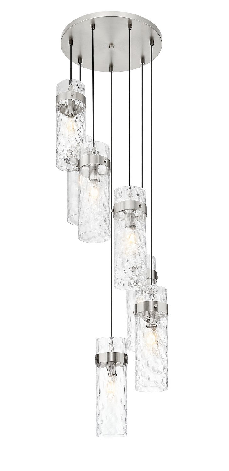 Z-Lite - 7002P5-7R-BN - Seven Light Chandelier - Fontaine - Brushed Nickel