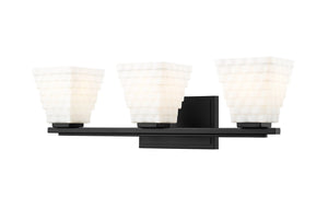 Z-Lite - 7514-3V-MB - Three Light Vanity - Annalise - Matte Black