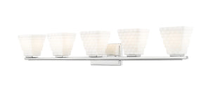 Z-Lite - 7514-5V-CH - Five Light Vanity - Annalise - Chrome