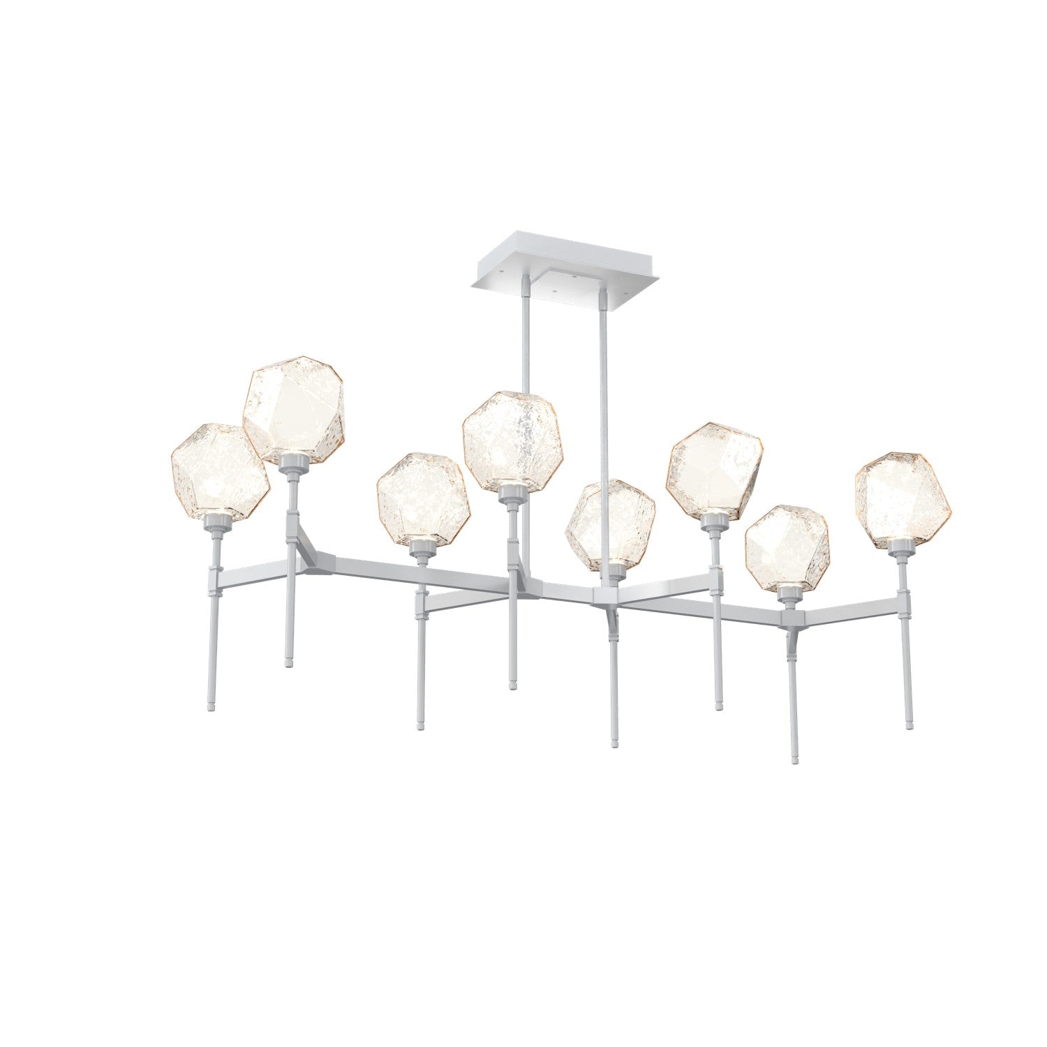Hammerton Studio - PLB0039-50-CS-A-001-L1 - LED Linear Suspension - Gem - Classic Silver