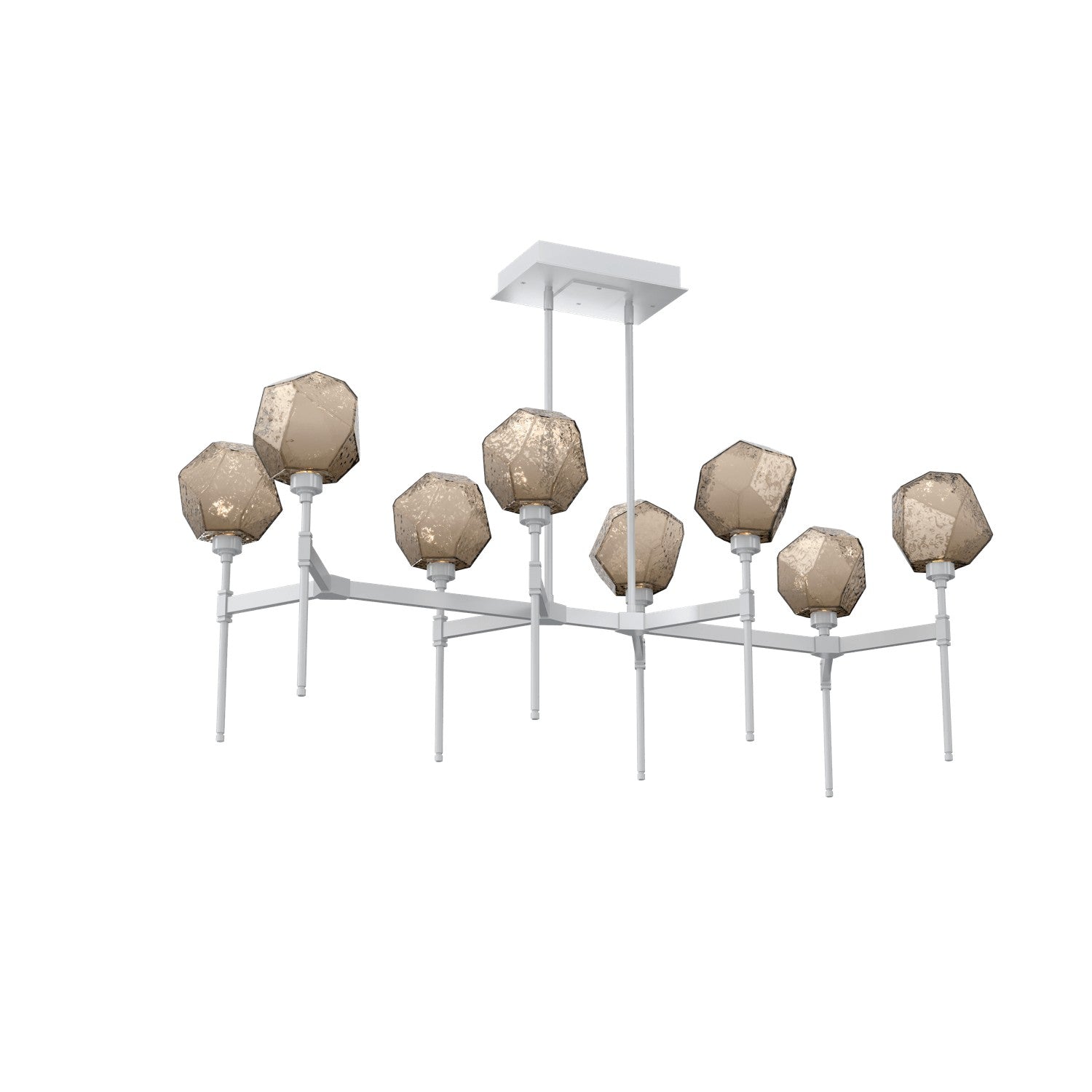 Hammerton Studio - PLB0039-50-CS-B-001-L1 - LED Linear Suspension - Gem - Classic Silver