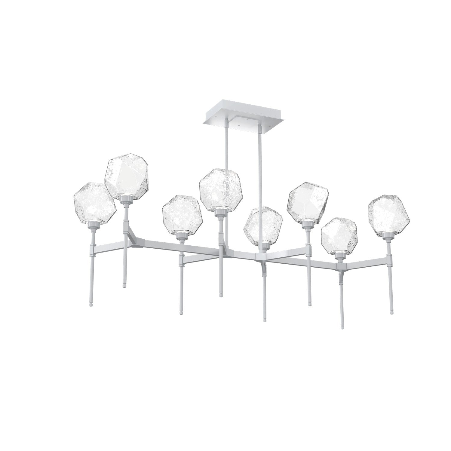 Hammerton Studio - PLB0039-50-CS-C-001-L1 - LED Linear Suspension - Gem - Classic Silver