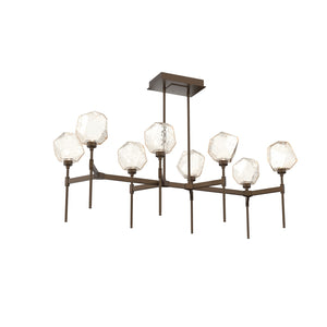 Hammerton Studio - PLB0039-50-FB-A-001-L3 - LED Linear Suspension - Gem - Flat Bronze