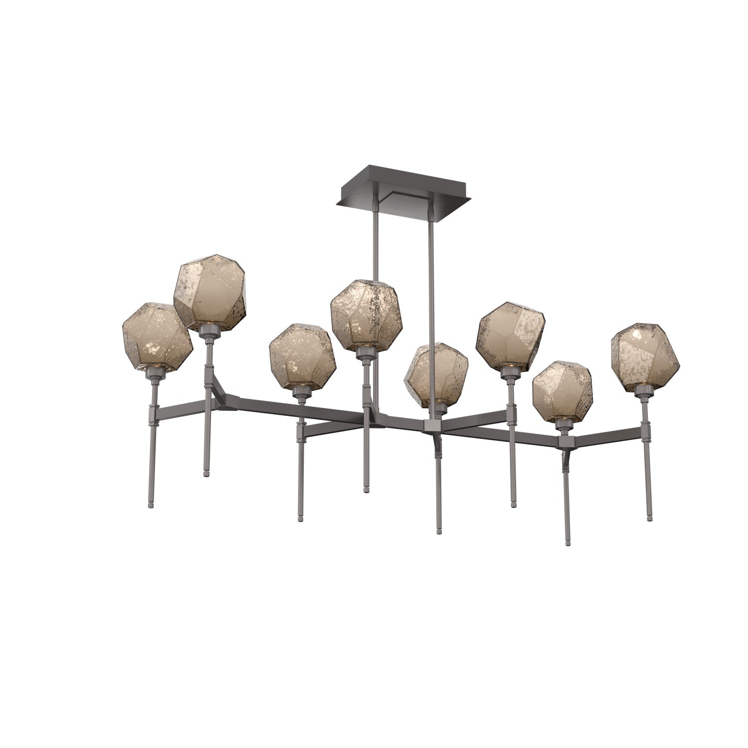 Hammerton Studio - PLB0039-50-GP-B-001-L1 - LED Linear Suspension - Gem - Graphite