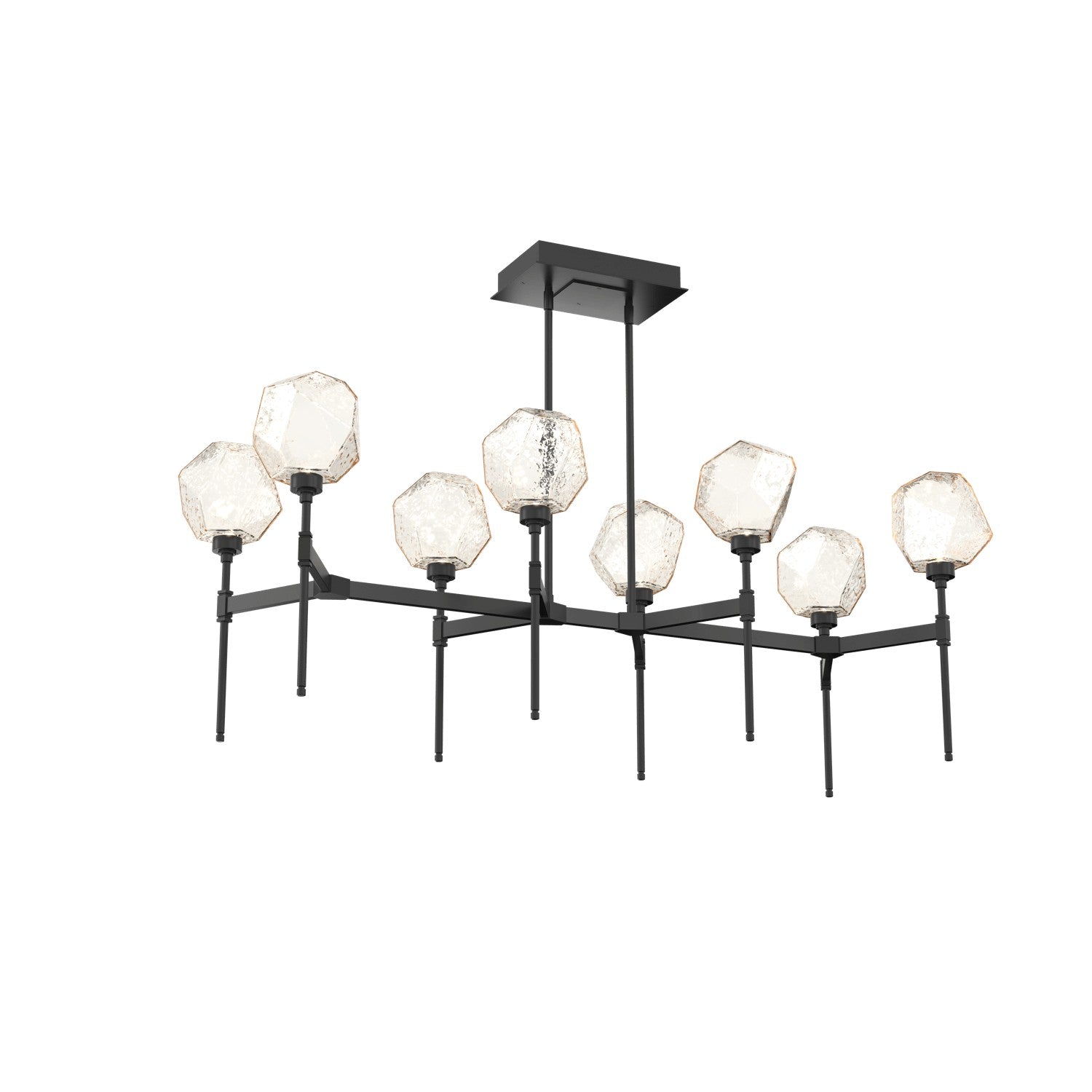 Hammerton Studio - PLB0039-50-MB-A-001-L3 - LED Linear Suspension - Gem - Matte Black