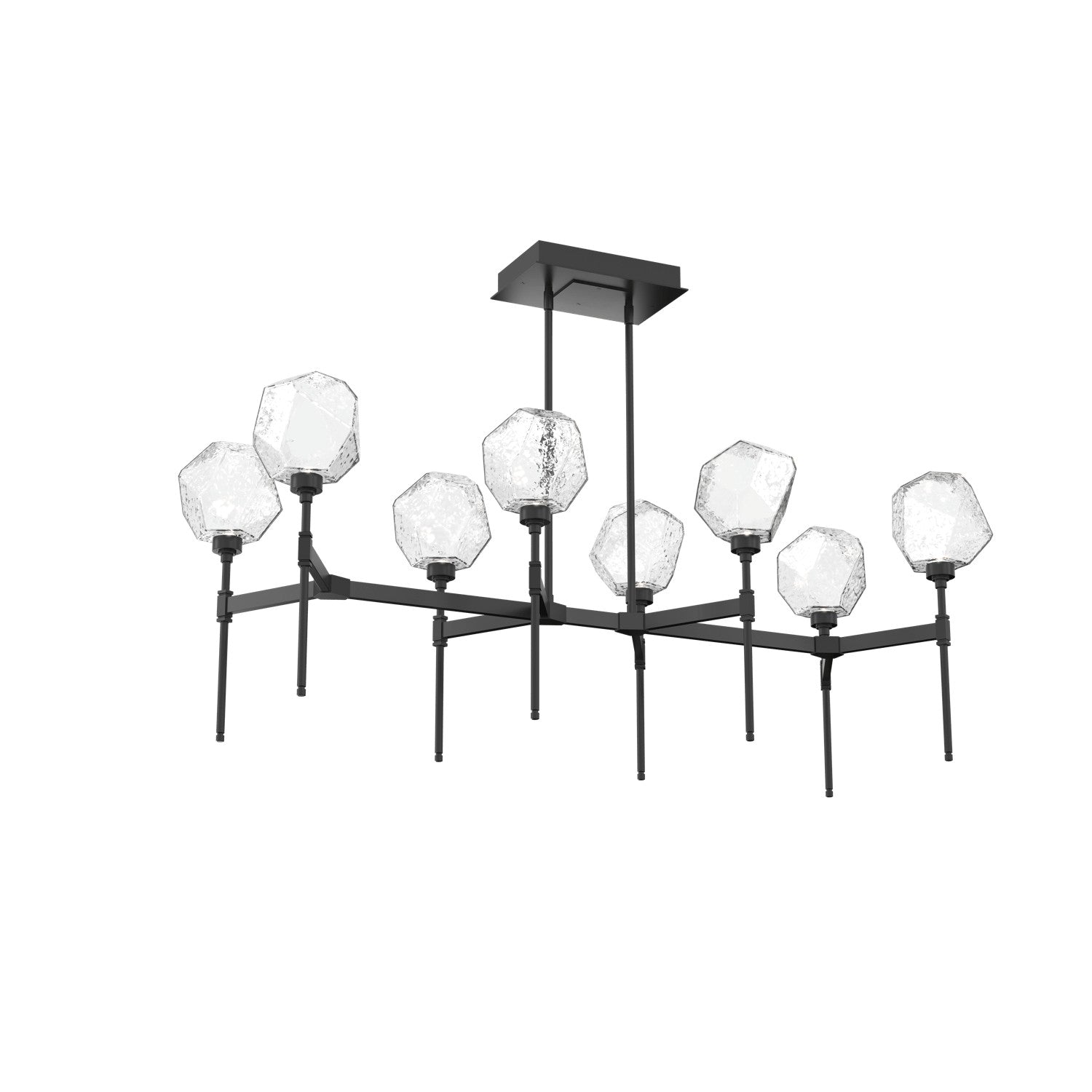 Hammerton Studio - PLB0039-50-MB-C-001-L3 - LED Linear Suspension - Gem - Matte Black