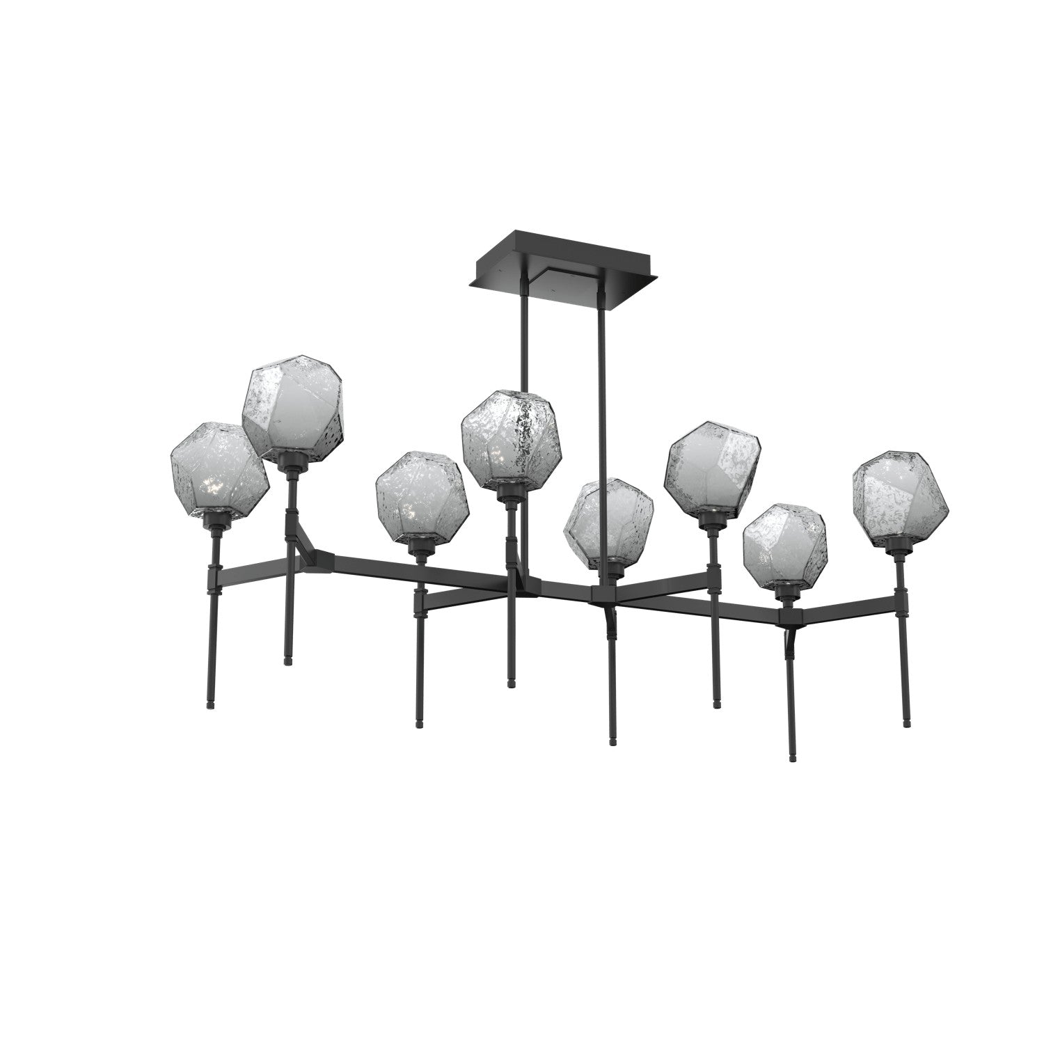 Hammerton Studio - PLB0039-50-MB-S-001-L3 - LED Linear Suspension - Gem - Matte Black