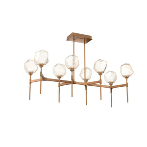 Hammerton Studio - PLB0039-50-NB-A-001-L3 - LED Linear Suspension - Gem - Novel Brass