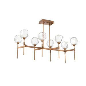 Hammerton Studio - PLB0039-50-NB-C-001-L3 - LED Linear Suspension - Gem - Novel Brass