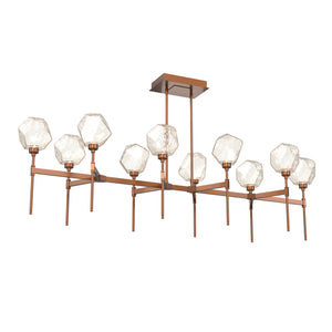 Hammerton Studio - PLB0039-69-BB-A-001-L3 - LED Linear Suspension - Gem - Burnished Bronze