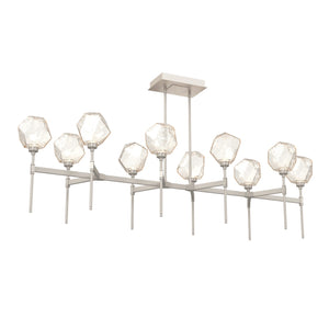 Hammerton Studio - PLB0039-69-BS-A-001-L3 - LED Linear Suspension - Gem - Beige Silver
