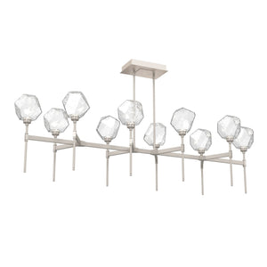 Hammerton Studio - PLB0039-69-BS-C-001-L3 - LED Linear Suspension - Gem - Beige Silver