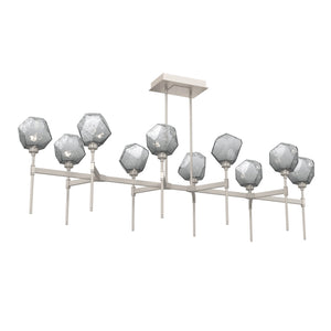 Hammerton Studio - PLB0039-69-BS-S-001-L3 - LED Linear Suspension - Gem - Beige Silver