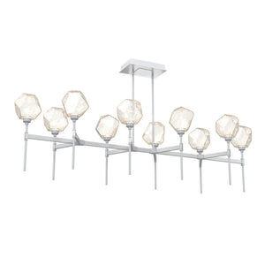 Hammerton Studio - PLB0039-69-CS-A-001-L3 - LED Linear Suspension - Gem - Classic Silver