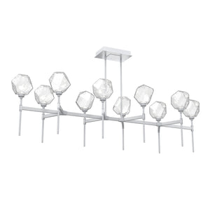 Hammerton Studio - PLB0039-69-CS-C-001-L3 - LED Linear Suspension - Gem - Classic Silver