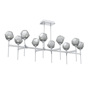 Hammerton Studio - PLB0039-69-CS-S-001-L3 - LED Linear Suspension - Gem - Classic Silver