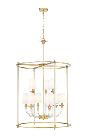 Z-Lite - 1950-9C-RB - Nine Light Chandelier - Katerina - Rubbed Brass
