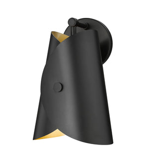 Z-Lite - 1951-1S-MB - One Light Wall Sconce - Salone - Matte Black